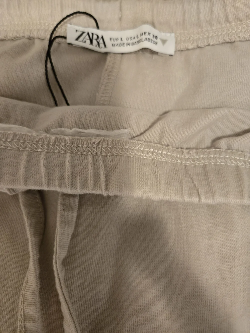 Zara Linen Blend Drawstring Maxi Skirt With Back Slit - Picture 6 of 6